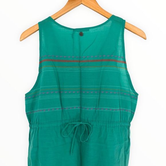 Prana Marigold Tunic Turquoise Striped Embroidered NWT size Small - Picture 6 of 12